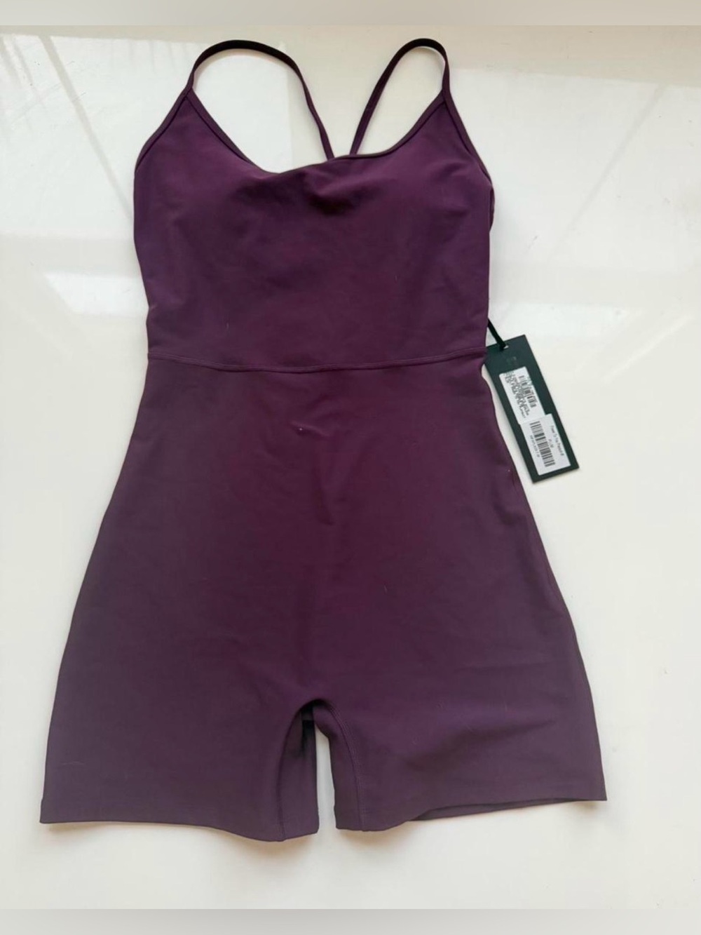 WHITE FOX BOUTIQUE power to you PLAYSUIT in plum Size M NEW - Picture 5 of 8